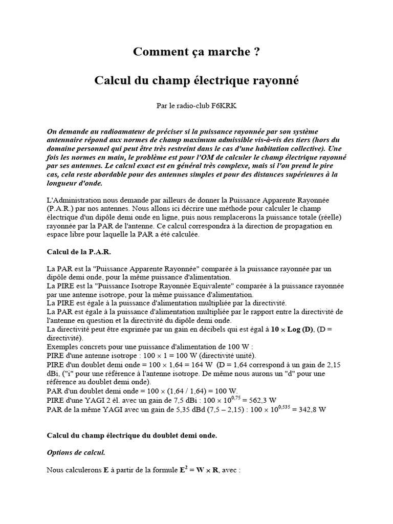 découvrez comment calculer efficacement un champ électrique avec nos méthodes claires et précises, adaptées à tous niveaux d'étude.