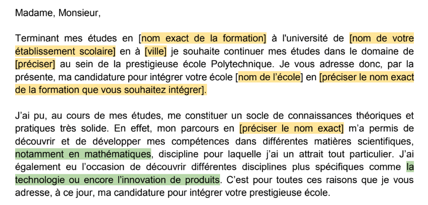 découvrez comment rédiger une lettre de motivation percutante pour intégrer une école d'ingénieur, avec des conseils pratiques et un exemple pour optimiser votre candidature.